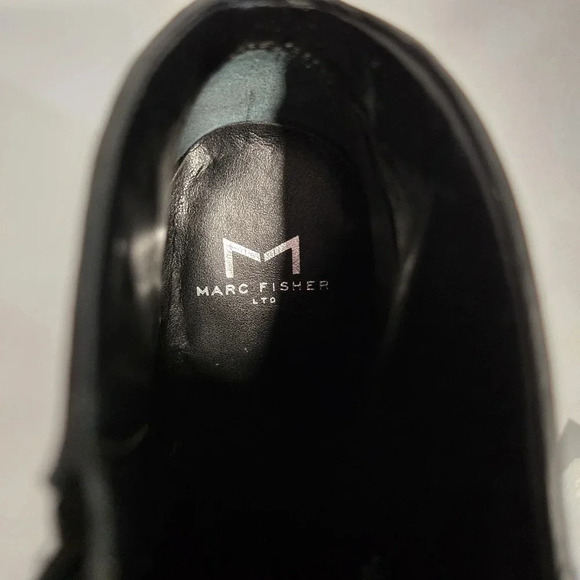 Marc Fisher Black Pointed-Toe Ankle Boots – Sleek and Modern - Picture 6 of 12